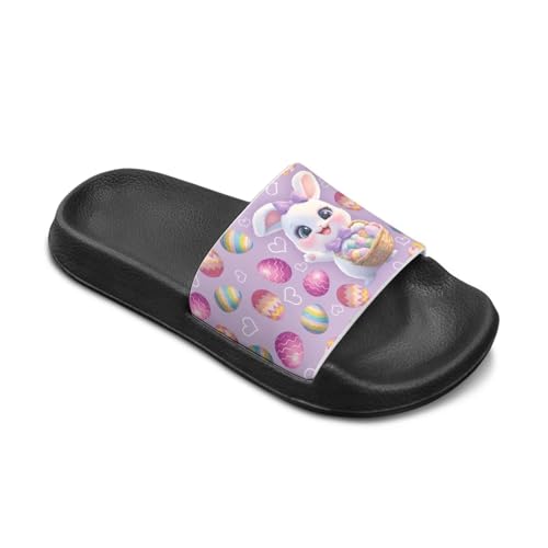 Image of Boy & Girls Slide Sandals Kids Shower Shoes Non Slip Summer Slippers Beach Sandals