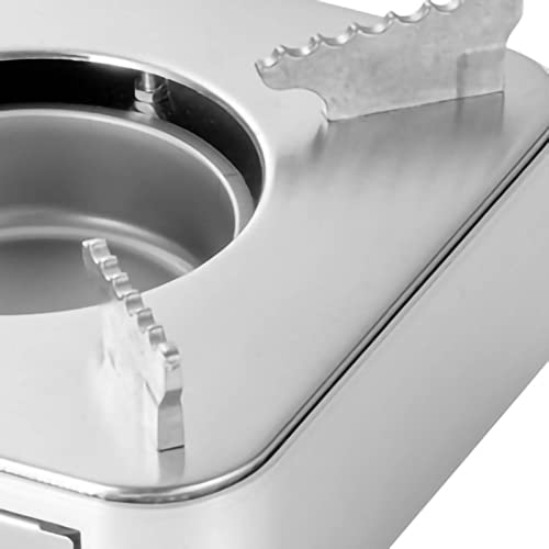 Alcohol Stove,Outdoor Camping Hiking Alcohol Stove for Backpacking,Stainless Steel Mini Portable Alcohol Stove for Home Outdoor Picnic Camping(Silver)