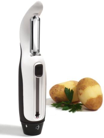 Miniatura 5 de Prepara Trio- Pelador de Tres Filos, Blanco, Paquete de 1, Blanco