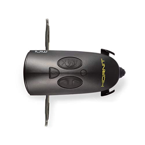 Hornit Mini, Bike & Scooter Horn And Safety Light For Children And Kids, 25 Sound Effects, 6 Light Modes: White Safety Light And Funky Green Light, Black/Black #TOP2