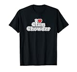 Este diseño sarcástico y divertido de almeja dice «I Love Clam Chowder».