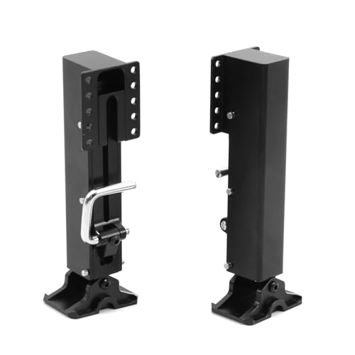 2pcs RC Car Alloy Support Leg Landing Gear Replacement for Tamiya 1/14 Tractor Truck Container Trailer