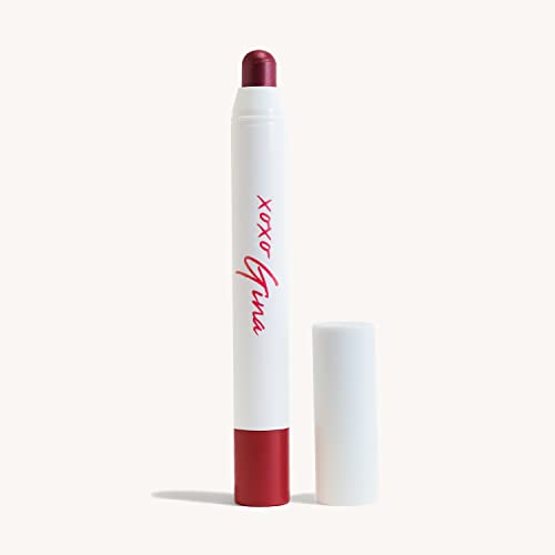 Fierce And Fabulous Berry Lipstick By Xoxo Gina - Dark Red Lip Crayon With Moisturizing Shea Butter - Blendable Lip Stick For Women - Lip Tint & Cheek Stain #TOP29