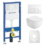 lavita – Lavita Duofix Basic Vorwandelement + Lavita Wand Tiefspül WC