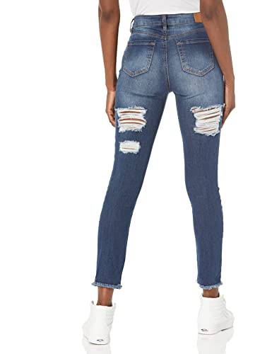 dollhouse Womens Skinny Jeans with Destruction2
