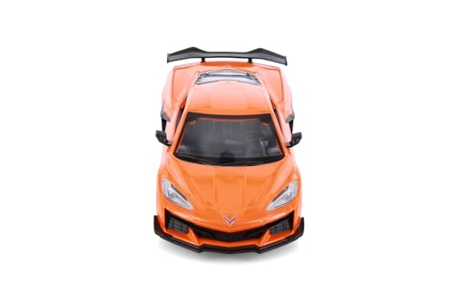 Chevy Corvette Z06, Orange 1:24 Escala Modelo Diecast miniatura 4