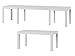Produktbild Furniture24 Tisch Venus 160-300 cm Esstisch (Weiß)