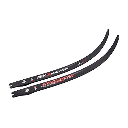 NIKA ARCHERY Recurve Bow Limbs Progress Series N3 Carbon Fiber Limb 32-44 lbs