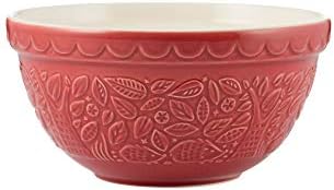 Mason Cash in The Forest S30 Red Mixing Bowl 2002.151