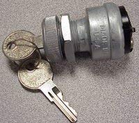 2-Position Ignition Switch- Off-On only- Various Keyed(Pack of 1)