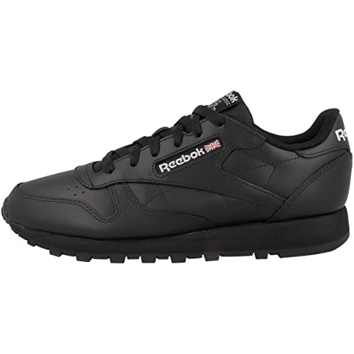 Reebok CLASSIC LEATHER, Zapatillas de Deporte, Mujer, CBLACK/CBLACK/PUGRY5, 39 EU