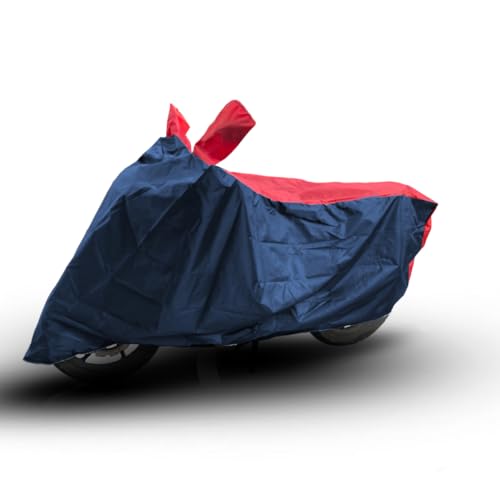 Image of All Weather Protection Scooty Cover for Activa 5G Large - Anti UV - Dustproof - Polyester Top of The Line Scooty Cover (Blue Red)