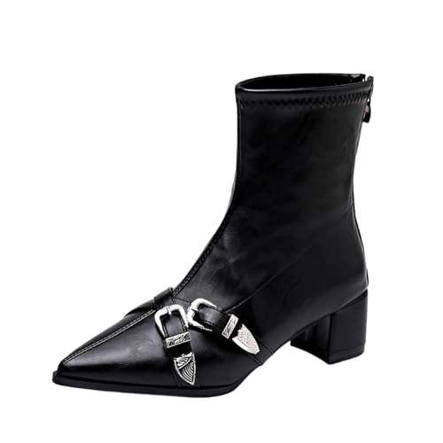 Bottines bout pointu femme pour marcher sans douleur