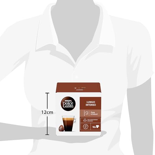 Nescafé Dolce Gusto LUNGO INTENSO - Café - Pack de 16 -144g