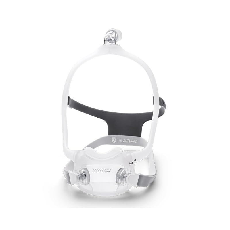 Image of Philips DreamStation BiPAP Pro | Sleep Apnea & Snoring Device + DreamWear Full-Face Mask, Medium Size, with Small & Medium Frames | Online Demonstration & Installation
