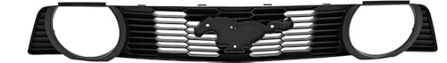 For 2010 2011 2012 Ford Mustang GT Grille Grill Assembly Painted Black