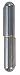 Weld-On Hinge, 1-19/32 x 3/8 In.