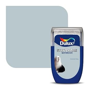 Dulux Easycare Bathroom Tester Paint, Coastal Grey, 30 ml