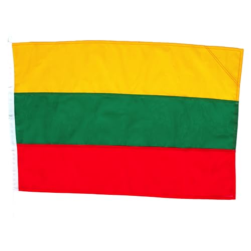 Drapeau de la Lituanie solide 160 g/m² résistant au vent fort