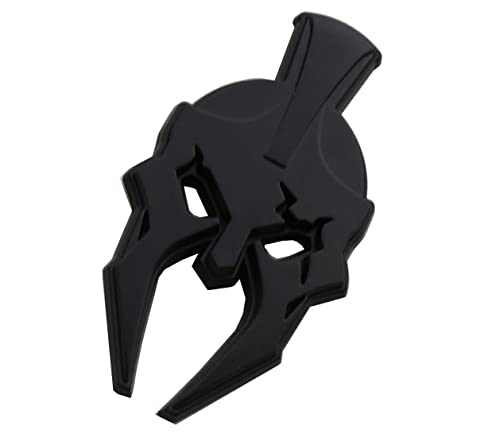 2Pcs Custom Gladiator Emblems 3D Badges Right Left Side Self-Adhesive Fender Stickers Replacement For Jl Jeep Gladiator Silverado Sierra Ram Universal Car Vehicle, Truck, Motorcycle (Matte Black) #TOP3