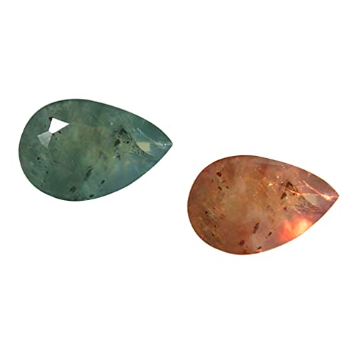 Alexandrite véritable changement de couleur bague poire 6x4mm pour style élégant