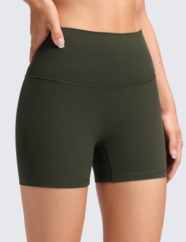 Image of CRZ YOGA No Front Seam Biker Shorts 4 inch | Butterluxe, Extremely Soft, Gentle Compression, Yoga, High Waisted, for Women