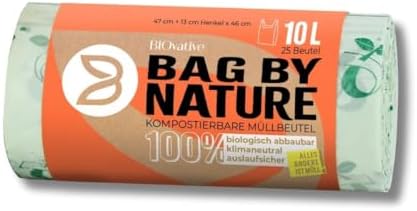 Kompostowalne worki na odpady organiczne (10L bez uchwytu - 100 worków)