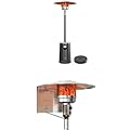EAST OAK 50,000 BTU Patio Heater with Sand Box, Patio Heater Reflector Shield for Extra Heat Reflecting Power, Enegy Saving and Directional Heating