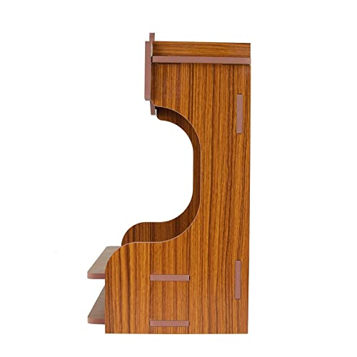 Krupasadhya Wooden Art Mini Temple for Home and Offfice Wall Mounted, Hanging Pooja Mandir Decoration Shelf (451T) 2