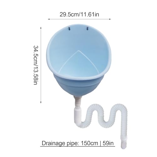 Orinal simple de exteriores portátil para hombres con montaje de pared 6