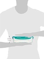 Amazon Basics Gefrierbehälter im Set, mit Deckel, luftdicht, auslaufsicher, stapelbar, für Kühlschrank/Gefriertruhe, BPA-frei, Kunststoff, mikrowellen- und spülmaschinenfest, 3 x 1.2 l, farblos – Ansicht 4