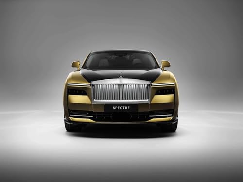 Image of New Model Rolls Royce Spectre Toy Car 1:24 Diecast Scale Model Metal Pull Back Toy car for Kids with Openable Doors & Light, Music Toy Vehicle for Kids - Colors as Per Stock(Design-69)