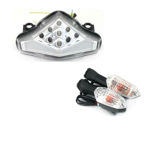 Luz trasera para ER-6N que soluciona los intermitentes rotos y mejora el freno de tu moto