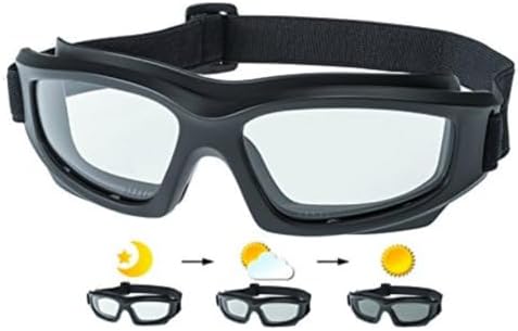 Get Lost Goggles: Heavy-Duty Motorcycle Riding Goggles with Hard Case, Cleaning Cloth, & Pouch