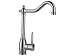 Produktbild Schock 513000EDM Küchenarmatur RESI Edelstahl  Hochdruck Armatur mit Festauslauf, extraleisem Wasserstrahl und besonders hohem Auslauf