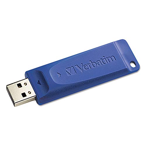 Image of Verbatim 4GB USB 2.0 Flash Drive - Cap-Less & Universally Compatible - Blue, Model:97087