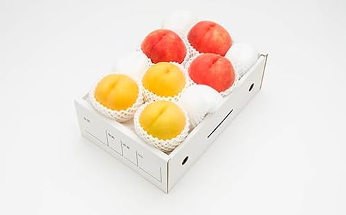 [先行予約]白桃&有袋黄桃 秀品 品種おまかせ 化粧箱入り 約2kg 令和八年産 2026年産 山形県産 果物 ns-mohot2