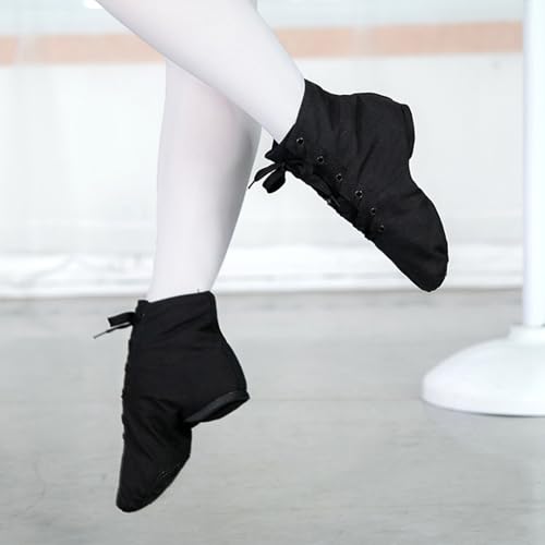 Chaussons à talons bas Inlefen pour pratique de danse moderne