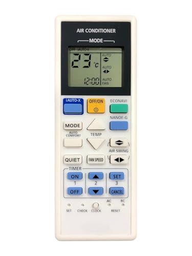 Image of Upix AC Remote No. 157 (No Backlight), Compatible /Replacement for Panasonic & Panasonic Inverter AC Remote Control (Exactly Same Remote Will Only Work)