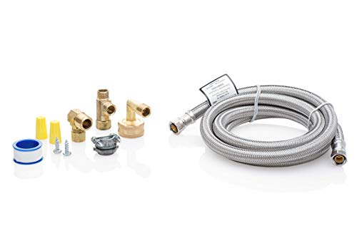 Smart Choice 6-Foot Stainless Steel Dishwasher Installation Kit #TOP2