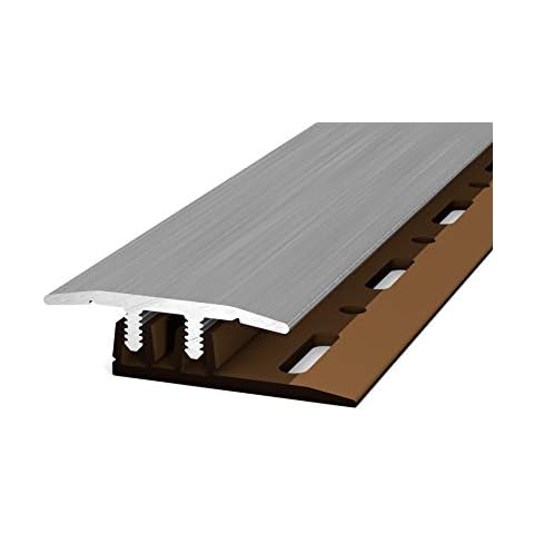 Profi-Design Übergangsprofil Alu 27mm/90cm edelstahloptik gebürstet Cover