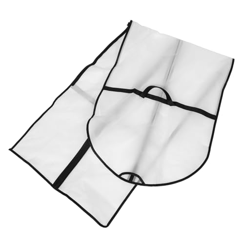 NOLITOY 2pcs Reusable Garment Bags Dust Covers for Hanging Clothes Portable Clothes Protector for Travel Storage Fits Smooth Zipper Design