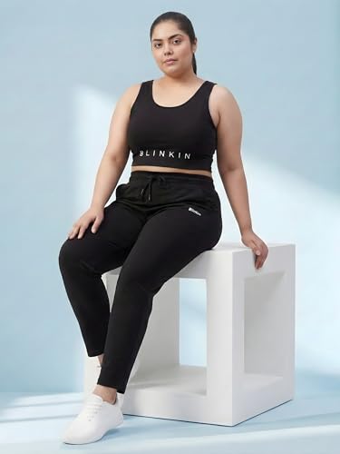 Image of BLINKIN Ankle Length Plus Size Cotton Track Pant for Woman | Ultimate Summer Lowers & Pajama for Women Pack of 2 (combo-plus-86)