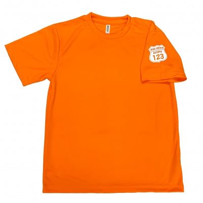 オリジナルワッペン入りTシャツ(オレンジ) Lサイズ