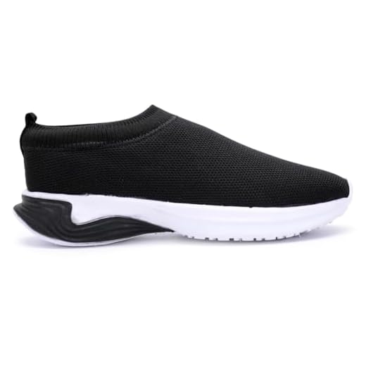 Tênis Unissex Slip On Estilo Meia em Knit com Solado EVA (Preto, BR, Adulto, Numérico, 38)