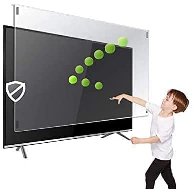 Glow Acrylic Screen Guard for LED/LCD/Plasma/TV (Transparent) with Easy Installation (48-inch)