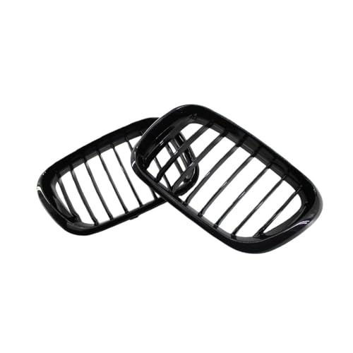 Grille de pare-chocs avant en haricot noire brillante style calandre sport