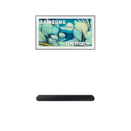 Image of Samsung 43-Inch Class The Frame LS03F 4K QLED Smart TV (2025 Model) Modern Frame Design, NQ4 AI Gen2 Processor + SAMSUNG S60D 5.0ch Soundbar w /Wireless Dolby Atmos Audio, All-in-One Design, HW-S60D /ZA