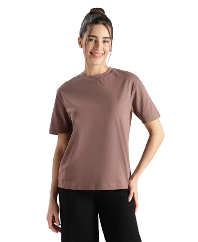 Image of Jockey A159 Women Super Combed Cotton Rich Oversized T-Shirt with Side Slits