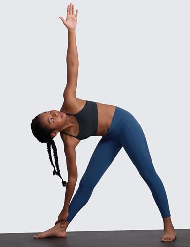 Image of CRZ YOGA Girls Butterluxe Y Back Sports Bra | Light Support, Removable Pads, Yoga, Athletic, Extremely Soft, Scoop Neck, Spaghetti Straps, for Teen